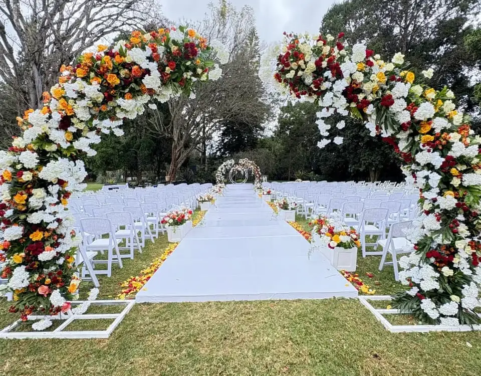 Luxury wedding setup and design